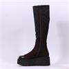 Marco Moreo Vale Stretch Knee High - Brown Suede